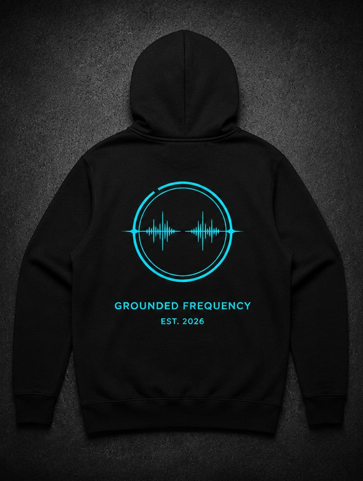 Grounded Frequency Signature Hoodie - Noir
