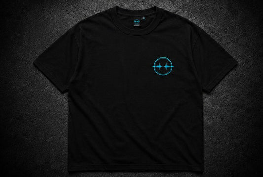 Grounded Frequency Signature Oversized Tee - Noir