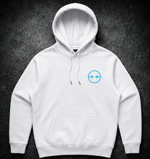 Grounded Frequency Signature Hoodie - Blanc