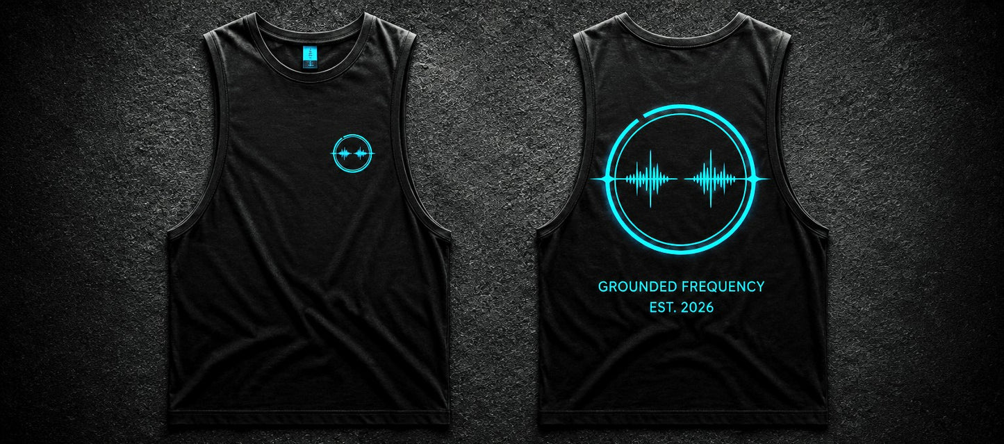 Grounded Frequency Signature Singlet - Noir